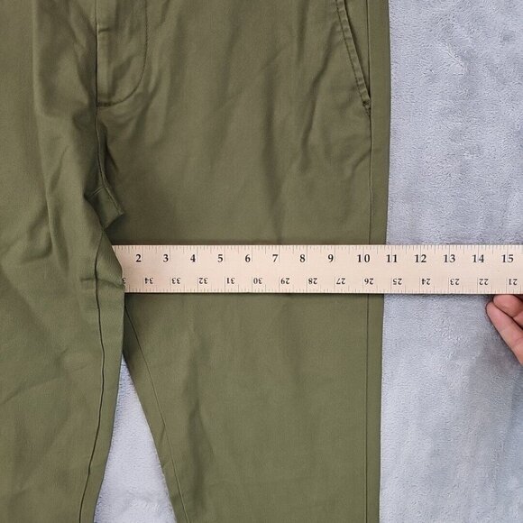 Old Navy Pants Mens Size 32 Green Ultimate Slim Fit Chino Breathable Stretch - Picture 6 of 10